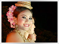 Loy Kratong Thai woman during Loy Kratong festival