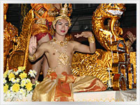 the festival of Loy Kratong in Bangkok